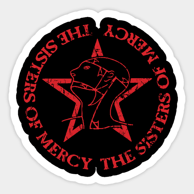 Sister Of Mercy Logo Sticker by FelixSad